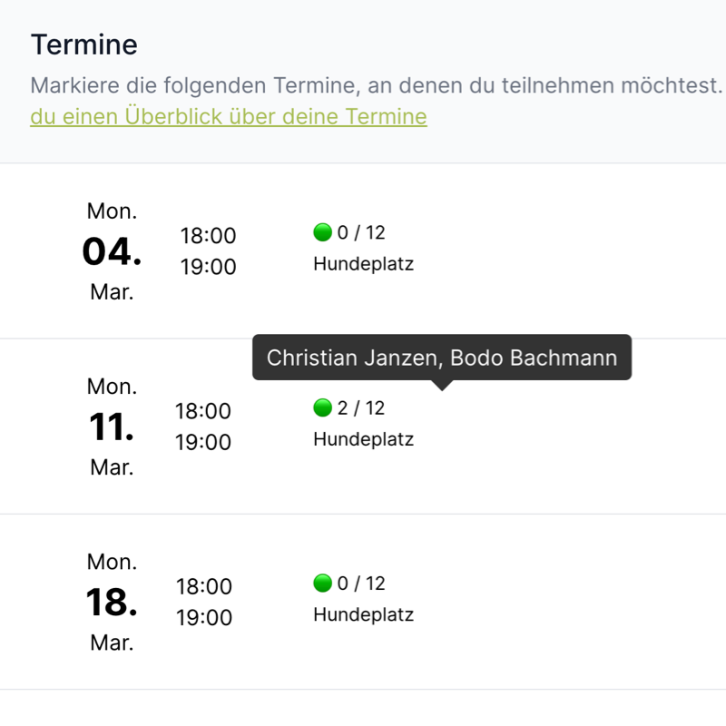 Entdecke die neuesten Funktionen der 123Hundeschule Software: Excel-Export, öffentliche Buchungsoptionen und mehr! Jetzt noch effizienter Hundekurse verwalten