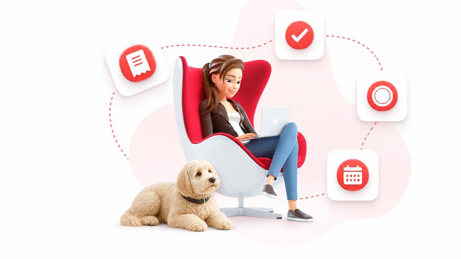 EÜR, Kleinunternehmerregelung, Belege und E-Rechnung: So bringst du deine Buchhaltung als Hundetrainer:in 2026 entspannt in den Griff.