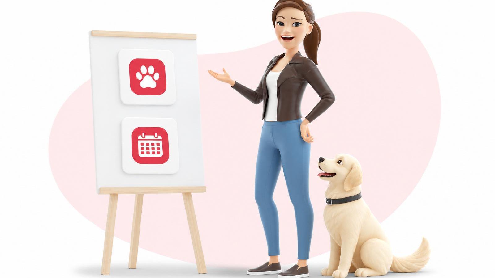 Welpenkurs bis Social Walk: So legst du Kurse mit wiederkehrenden Terminen an, verwaltest Plätze und Abrechnung und machst alles online buchbar.