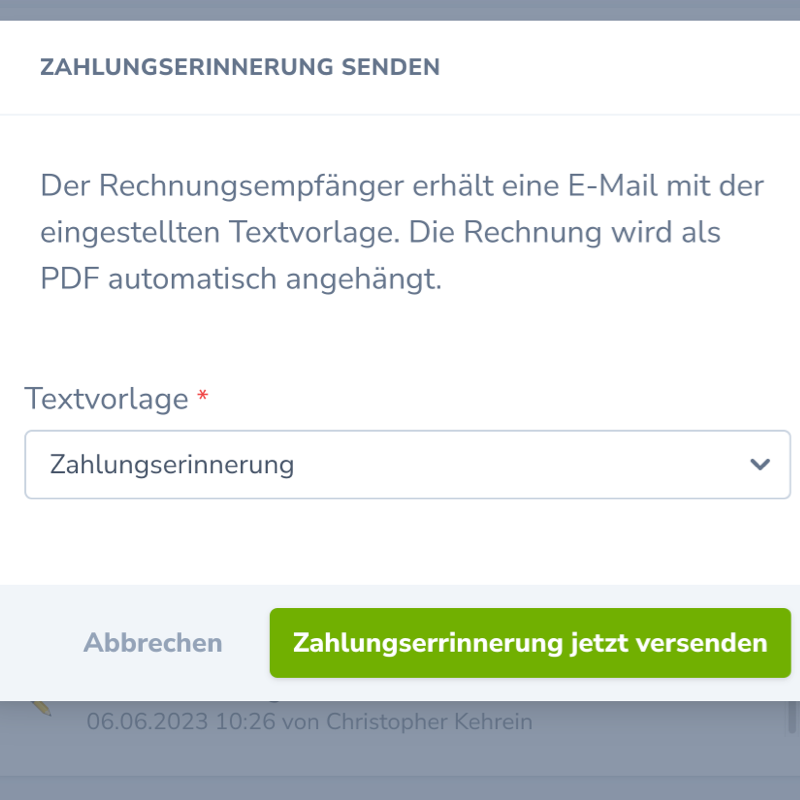 Eine einfachere Art, um überfällige Rechnungen einzusehen und zu erinnern!