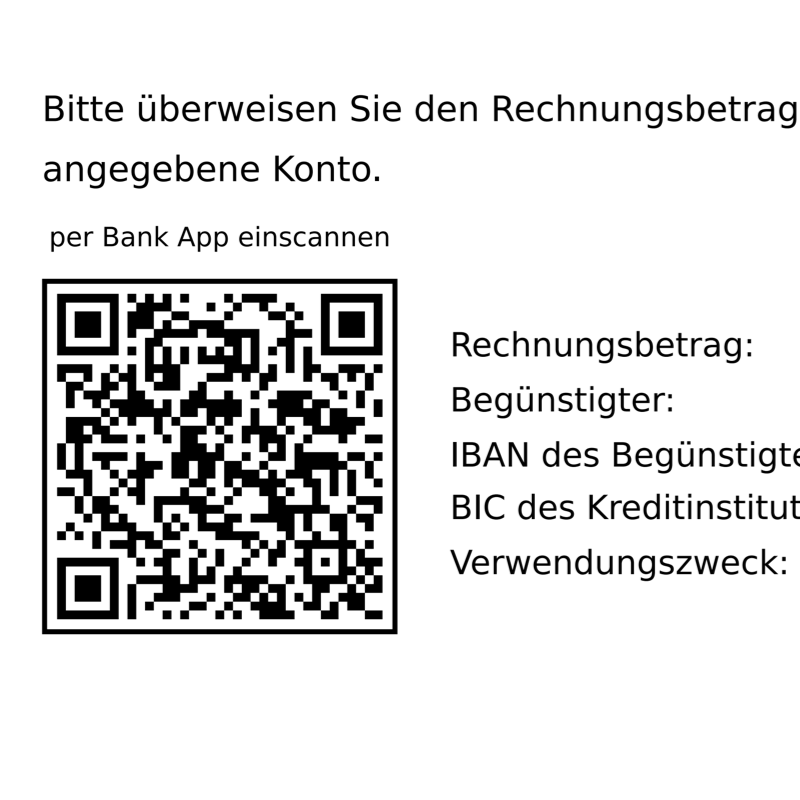 Ab sofort kannst Du den Giro QR-Code direkt in Deine Rechnungs-PDFs integrieren.