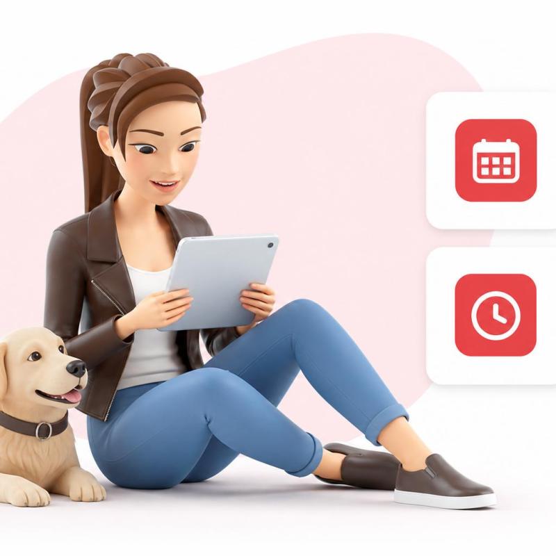 Online-Buchungskalender für die Hundeschule einrichten