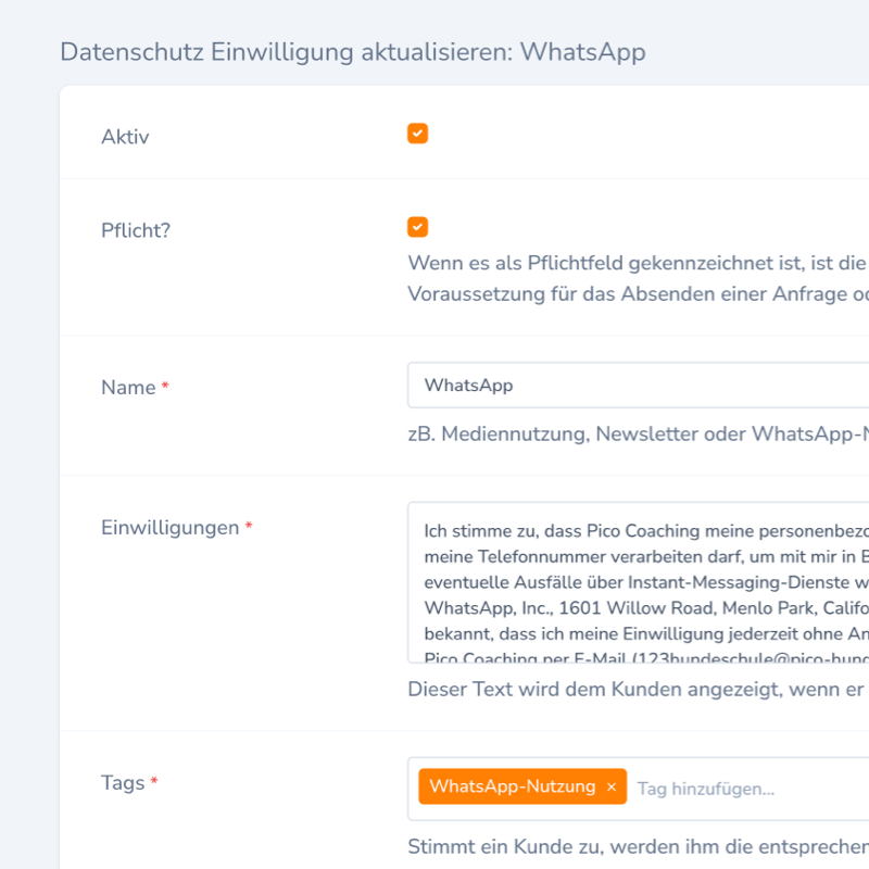Spannende Neuerungen bei der 123Hundeschule: Stornierung von Terminen, individuelle Kalender-Einstellungen und zusätzliche Einwilligungen ermöglichen ein flexibleres und personalisiertes Trainingserlebnis für Hundehalter. Erfahre alles über die neuesten Updates und verbesserten Funktionen.