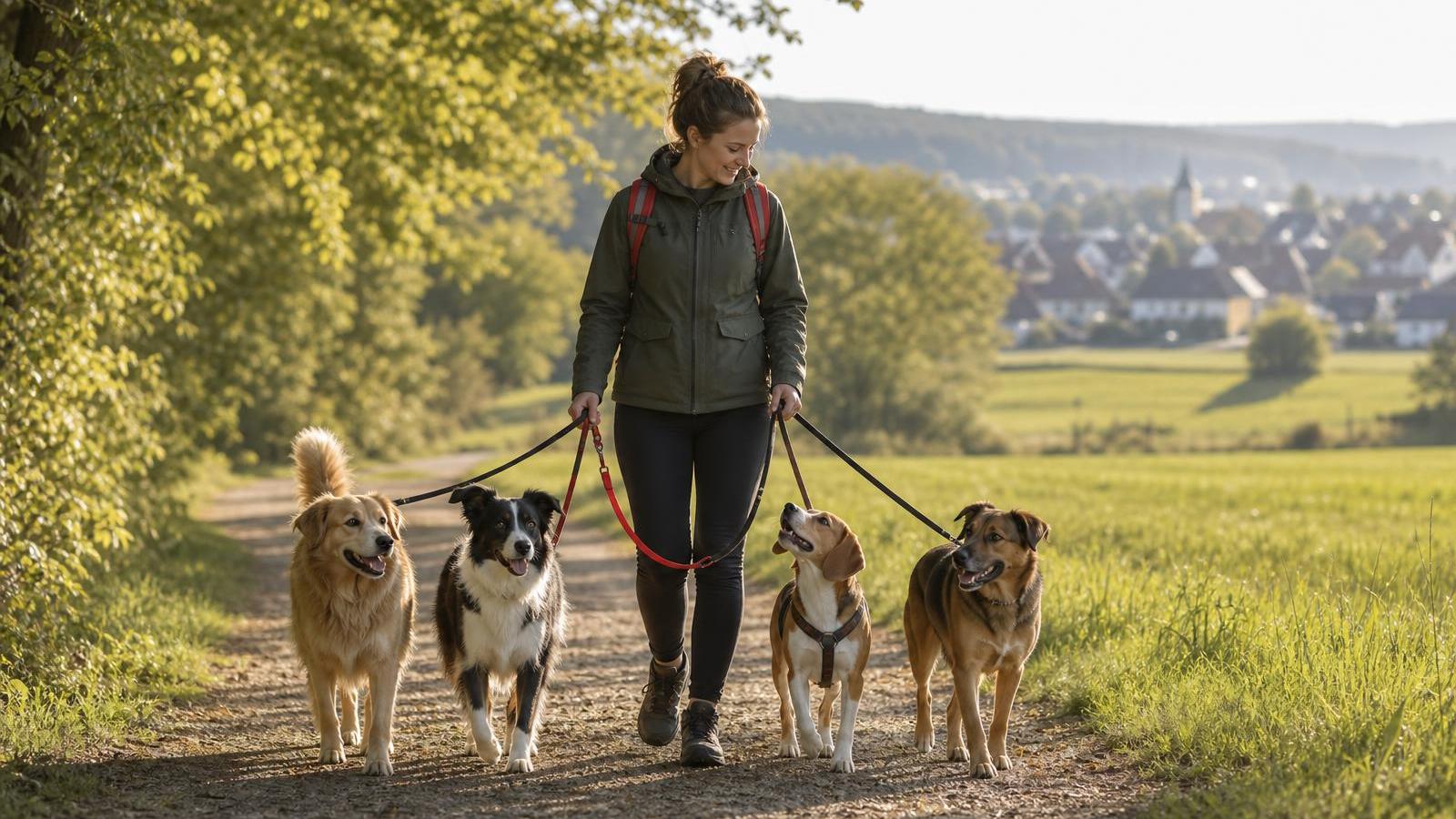 Erlaubnis, Hundeanzahl je Bundesland, Versicherung, echte Preise und Beispielrechnung: So baust du einen Gassi-Service für Hundeschule oder HuTa auf.