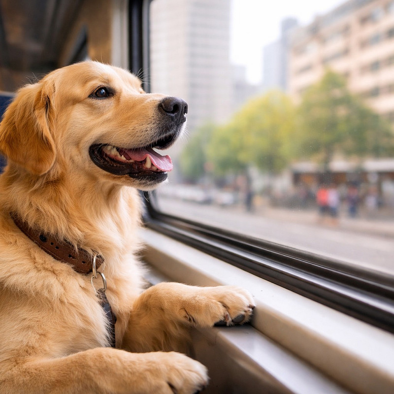 Stadt-Abenteuer mit 🐶 🚆