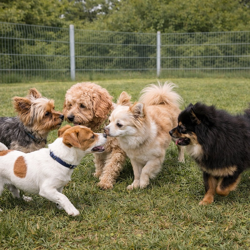 Spielstunde kleine Hunde bis 15 kg
