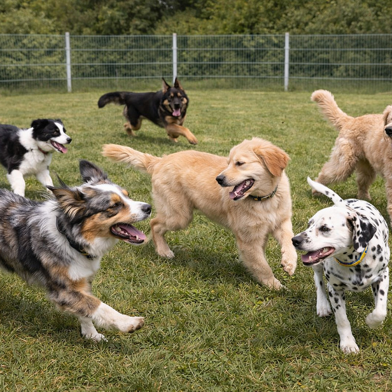 Spielstunde Junghunde