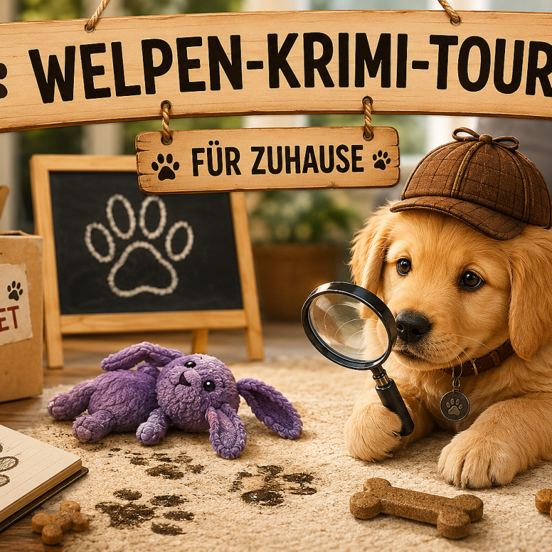 Welpen Krimi Tour für zuhause