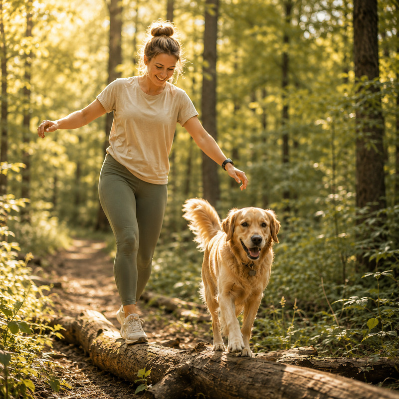 Fitness Walk mit Hund