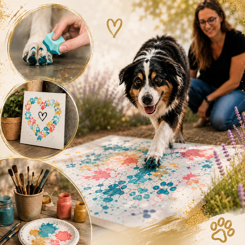 Das Hofatelier - gestalte zusammen mit deinem Hund ein eigenes Bild!