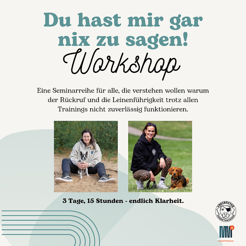 Workshop "Du hast mir gar nix zu sagen!" - PASSIVE Teilnahme - alle 3 Teile