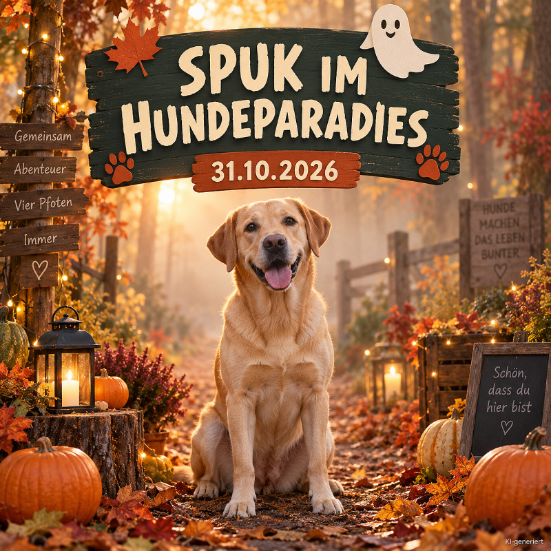 Spuk im Hundeparadies - Halloweenwanderung