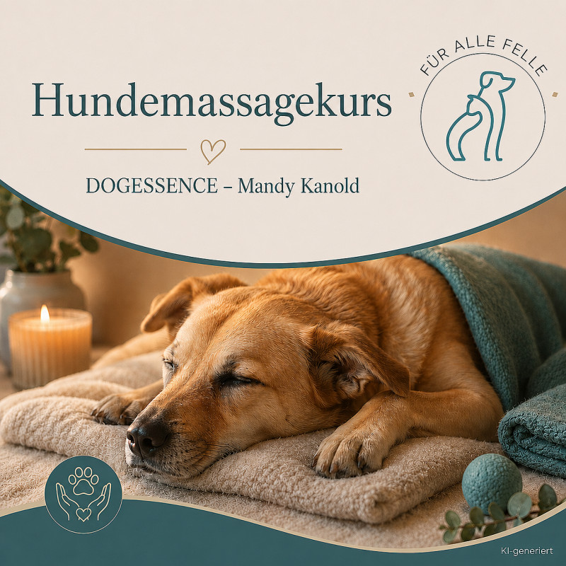 DogEssence Hundemassagekurs - Gesundheitspraxis Mandy Kanold
