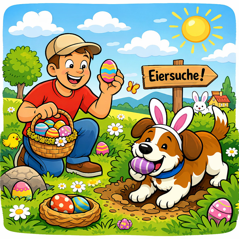 Ostereier-Suche