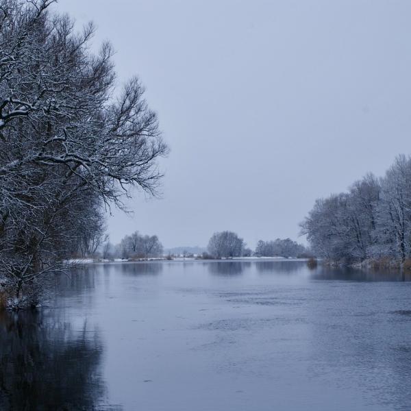 Winter-Deichwanderung entlang der Havel
