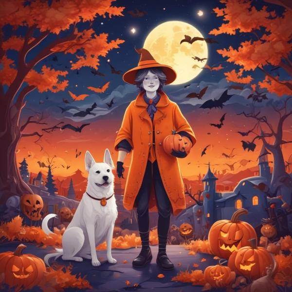 Halloween-Krimi-Tour: Friedrich Frankenstein und Hund Grumpel