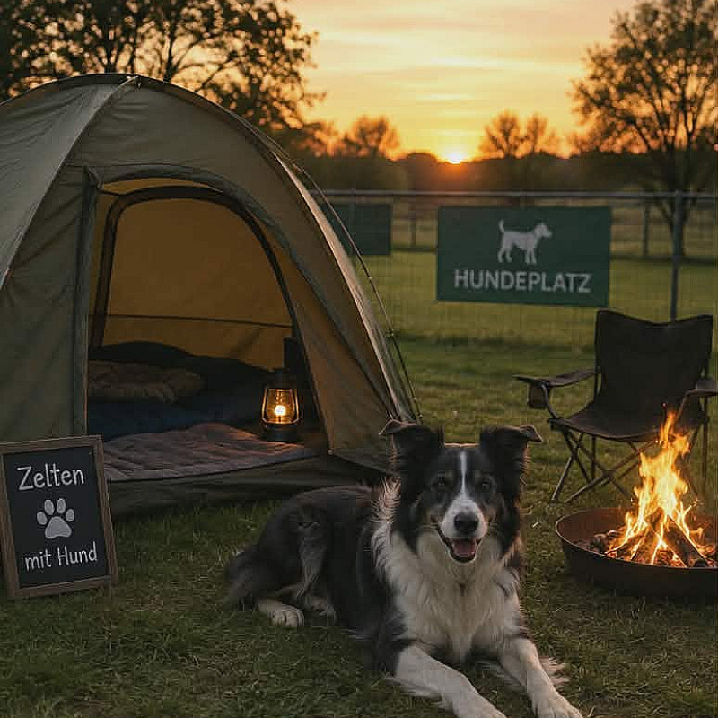 Zelten mit Hund