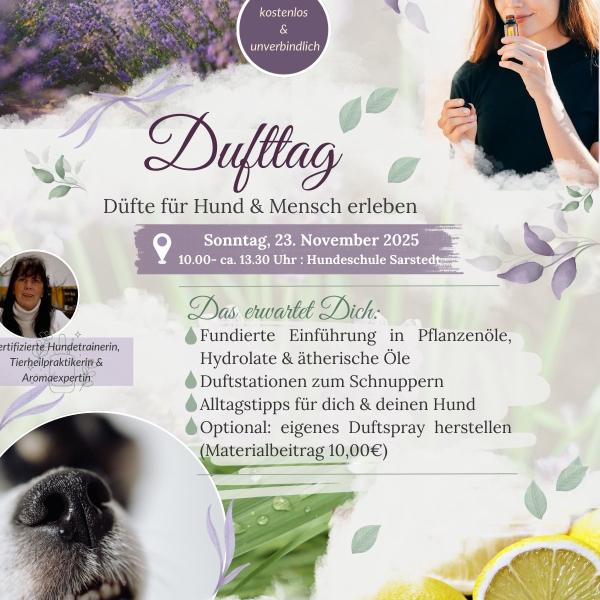 Dufftag, Düfte für Hund & Mensch erleben