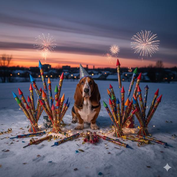 Silvestertraining für Welpen