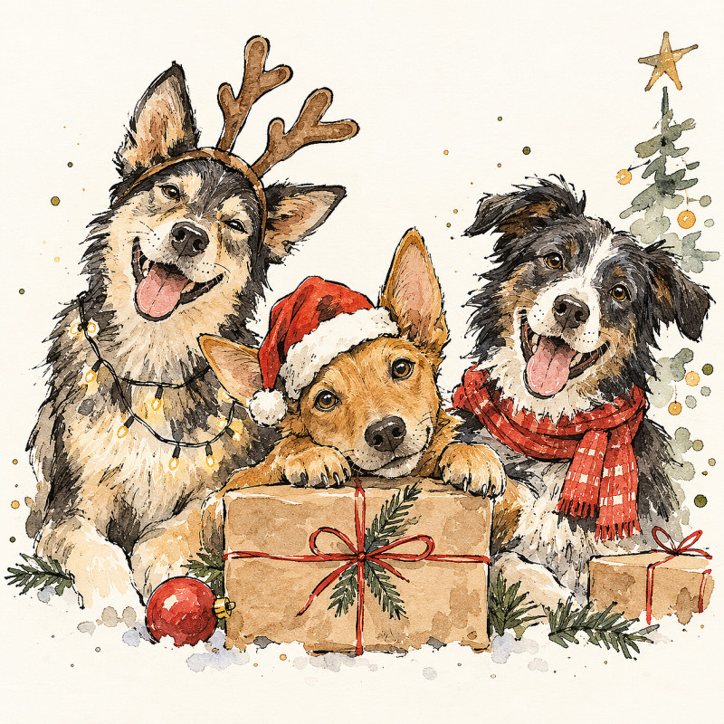 Hunde, Punsch und Weihnachtsgedöns