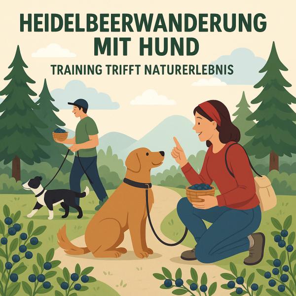 Heidelbeerwanderung mit Hund – Training & Naschvergnügen
