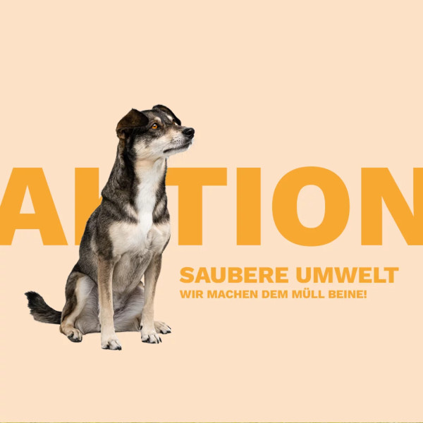 Aktion "Saubere Umwelt" – Wir machen dem Müll Beine!