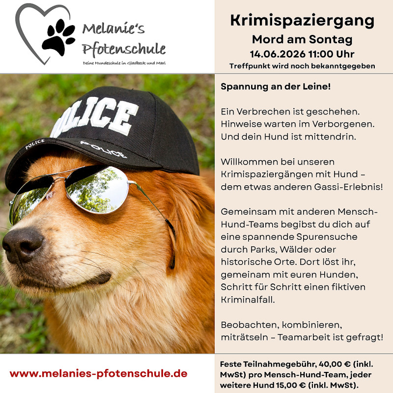 Krimispaziergang - Mord am Sonntag