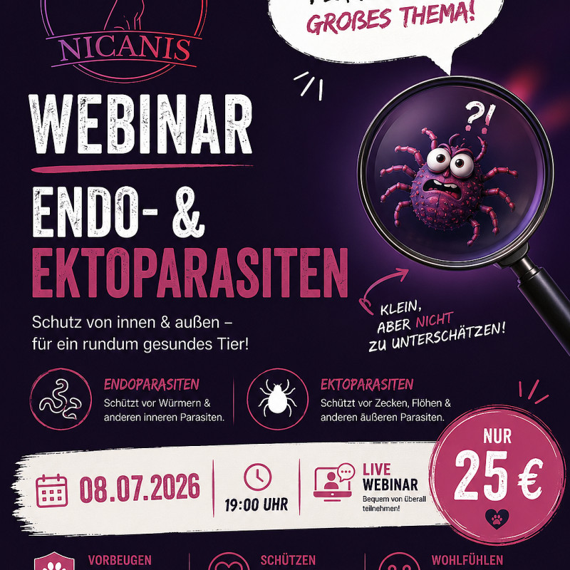 Endo und Ektoparasiten 🦟 Floh, Wurm & Zecke – Das Trio, das keiner eingeladen hat
