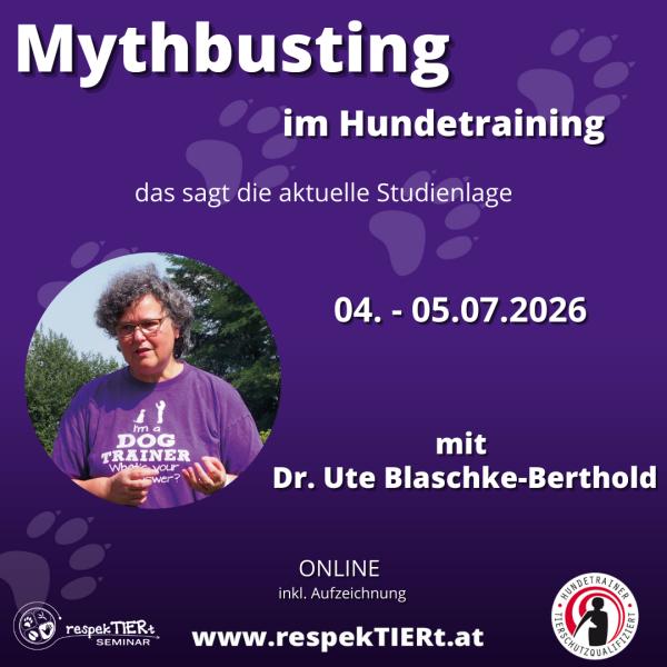 Ute Blaschke-Berthold - Mythbusting im Hundetraining