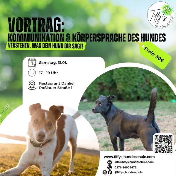 Vortrag: Kommunikation und Körpersprache der Hunde
