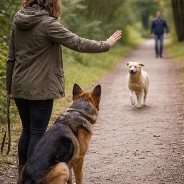 Souveränes Blocken bei unerwünschten Hundebegegnungen