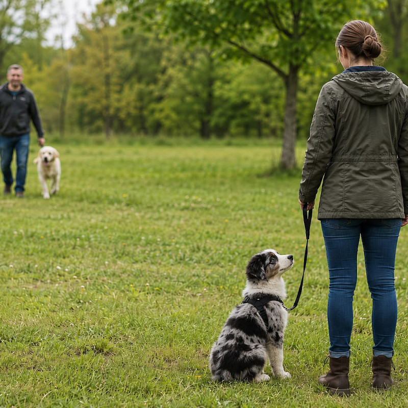 Hundebegegnungen mit jungen Vierbeinern entspannt gestalten