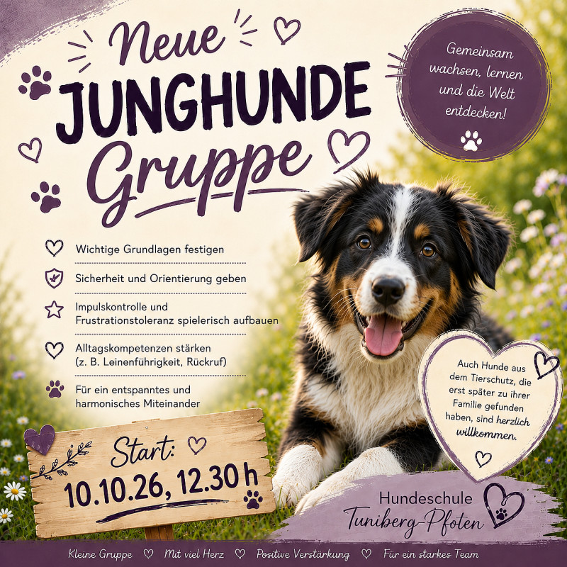 Junghundekurs ab 10.10.26
