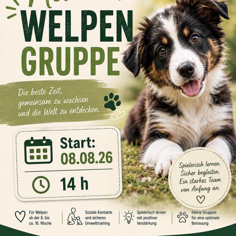 Welpengruppe ab 08.08.26