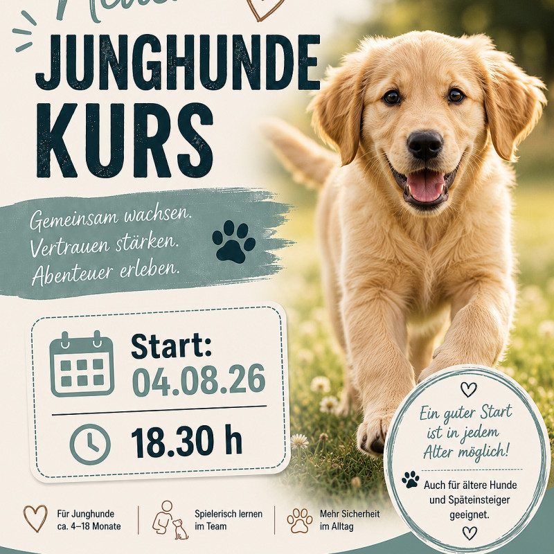 Junghundegruppe ab 4.8.26