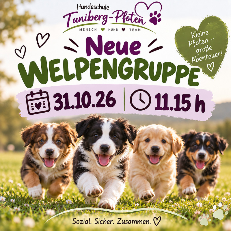 Welpengruppe ab 31.10.26