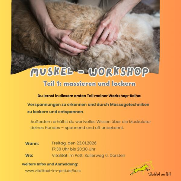 Muskel Workshop Teil 1 MIT HUND
