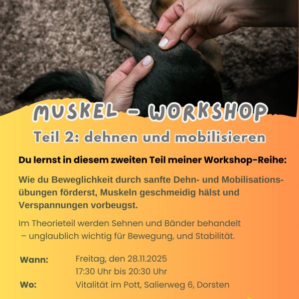 Muskel-Workshop Teil 2 MIT HUND!
