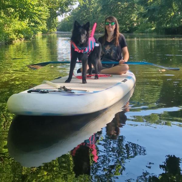Workshop: Stand-Up-Paddling mit Hund, Vorbereitungskurs an Land
